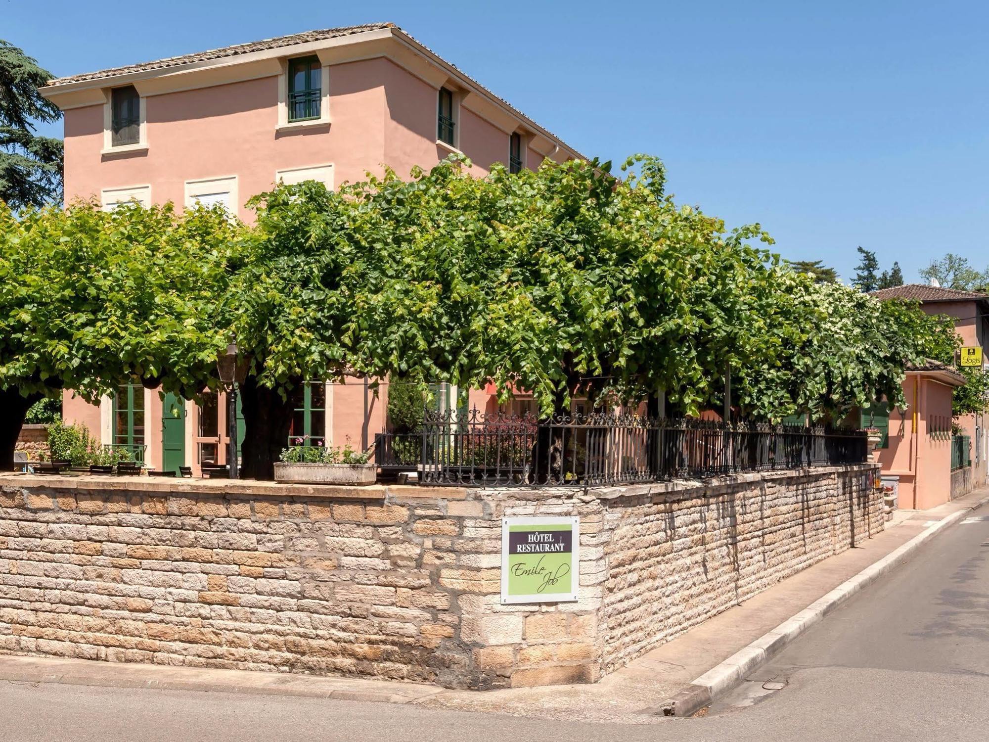 Hotel Restaurant Emile Job Montmerle-sur-Saone Exterior foto
