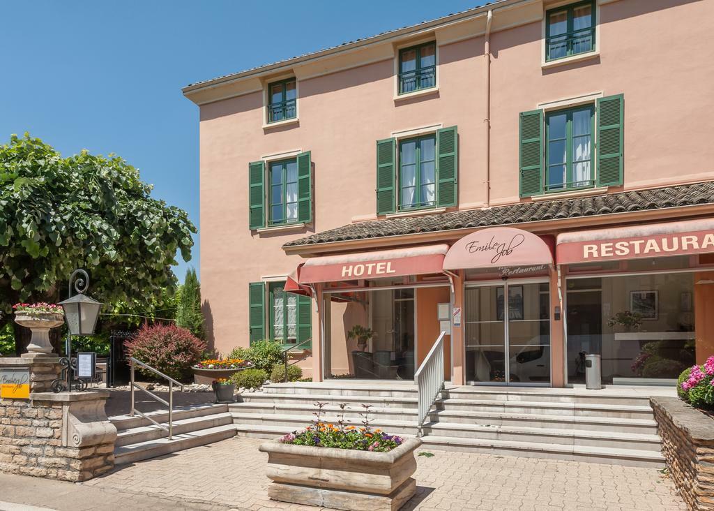 Hotel Restaurant Emile Job Montmerle-sur-Saone Exterior foto